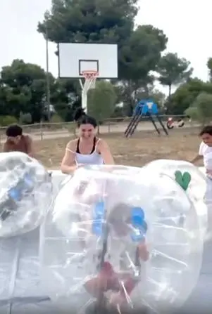Partida de Bubble Ball en la pista