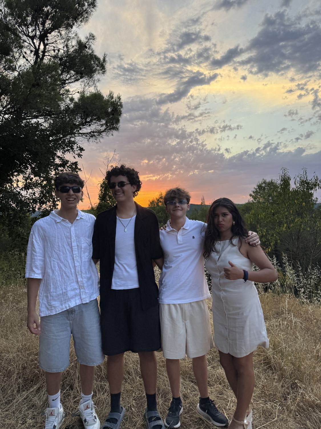 Un grupo antes de empezar