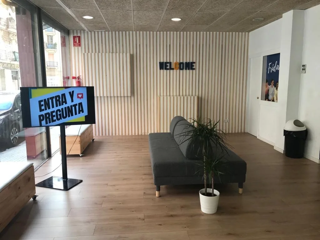 La sede de Juventud para Cristo en Barcelona