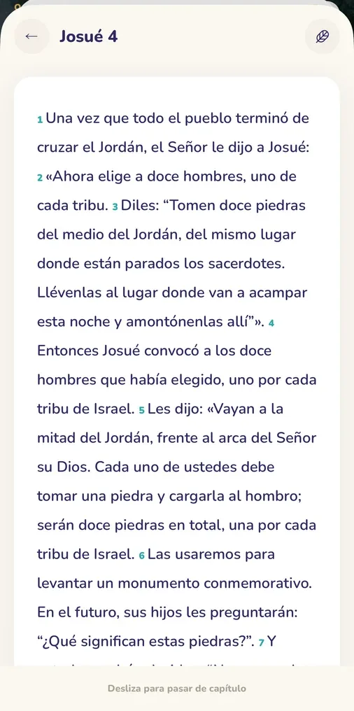 La Palabra completa, a un toque desde el paso