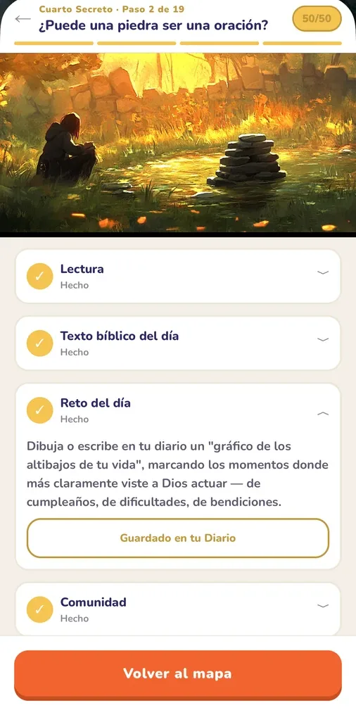 El reto del día, que se escribe en el Diario